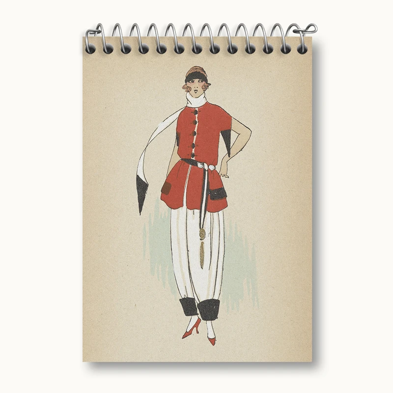 دفتر یادداشت 50 برگ خندالو طرح فیگور دخترانه کد N2471