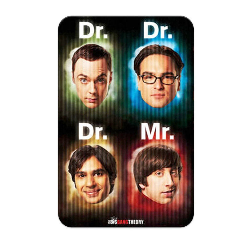 استیکر کارت پرمانه طرح big bang theory کد pm3d.574
