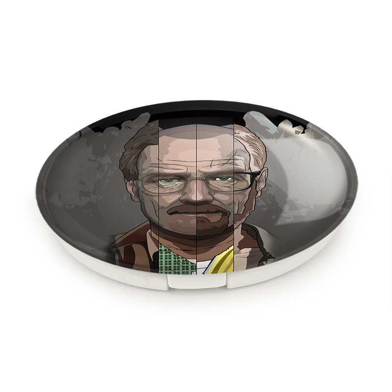 آینه جیبی خندالو طرح والتر وایت سریال بریکینگ بد Breaking Bad مدل تاشو کد 13282 آینه جیبی خندالو طرح والتر وایت سریال بریکینگ بد Breaking Bad مدل تاشو کد 13282