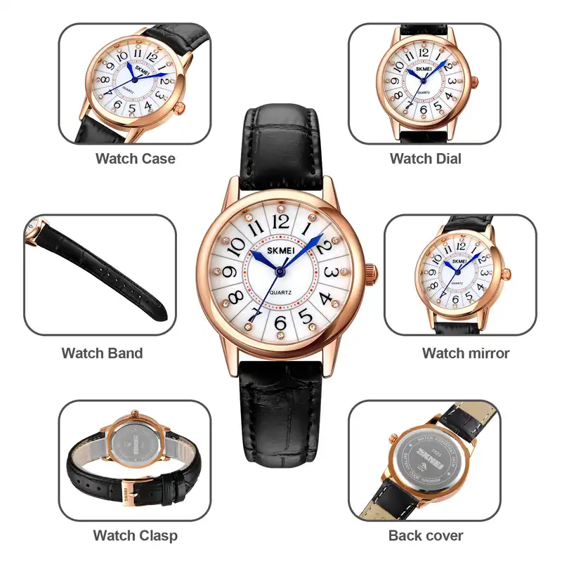 ساعت مچی عقربه ای زنانه اسکمی مدل 1823 RG