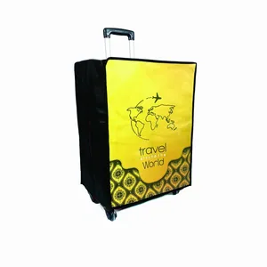 کاور چمدان مدل around the world کد 1 سایز کوچک