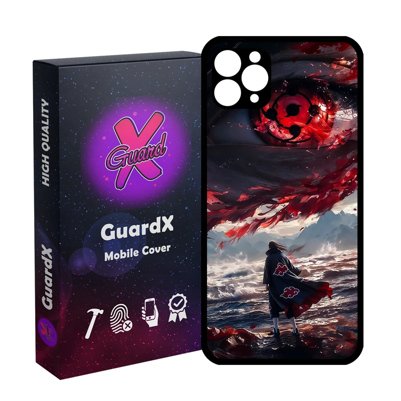 کاور گارد ایکس طرح ایتاچی انیمه ناروتو مدل Glass10765 مناسب برای گوشی موبایل اپل iPhone 11 Pro Max