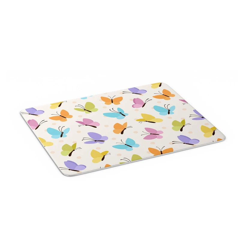  ماوس پد طرح پروانه های رنگی  کد 20300457