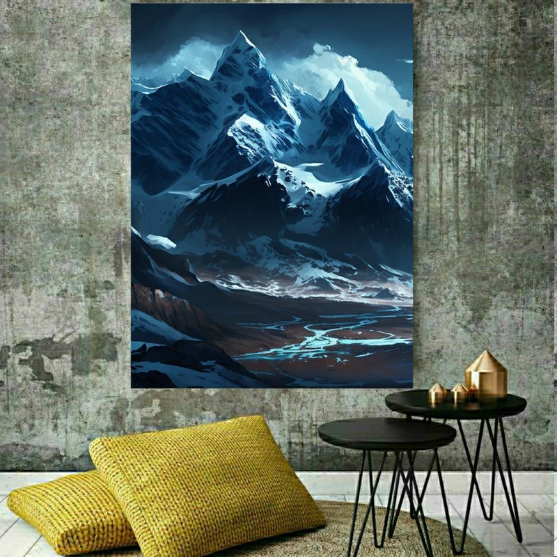 پوستر دیواری طرح طبیعت کوهستان مدل SDP3600