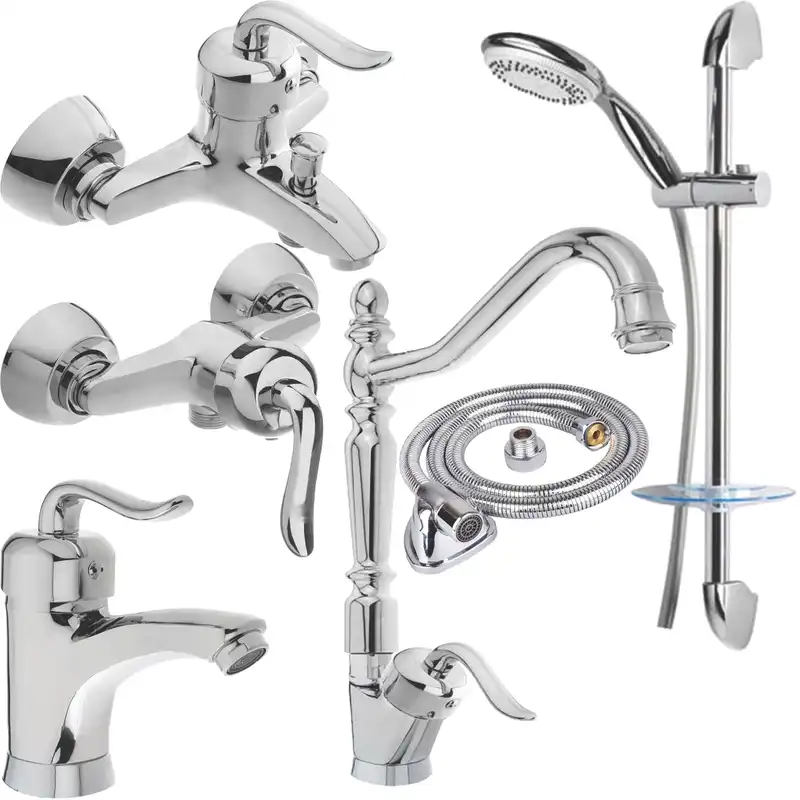 ست شیرآلات های پلاس مدل ونوس مجموعه 6 عددی