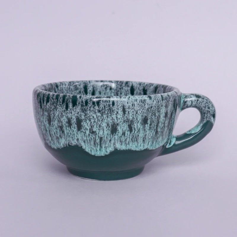 عکس شماره 12 : فنجان روا سرام مدل لته s به همراه زیر لیوانی