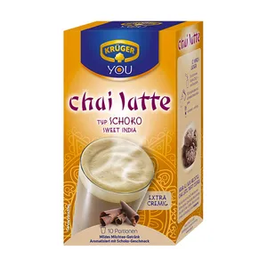 چای لاته schoko sweet india با طعم دارچین کروگر یو  بسته 10 عددی