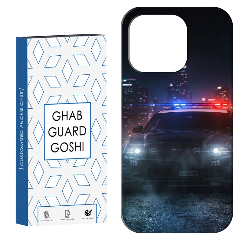 کاور قاب گارد گوشی طرح پلیسی کد Dimo-139 مناسب برای گوشی موبایل اپل IPHONE 15 PRO MAX   