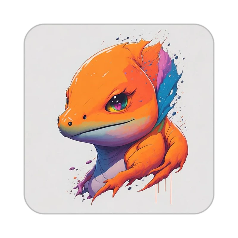 زیر لیوانی کاکتی طرح حیوانات رنگی مدل mp26343