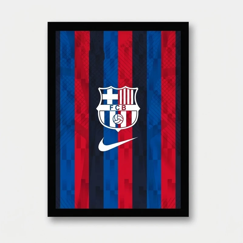 تابلو مدل دیواری طرح بارسلونا Barcelona  کد FD589