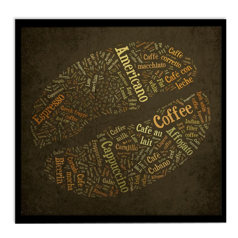 تابلو بکلیت طرح قهوه مدل B-S300