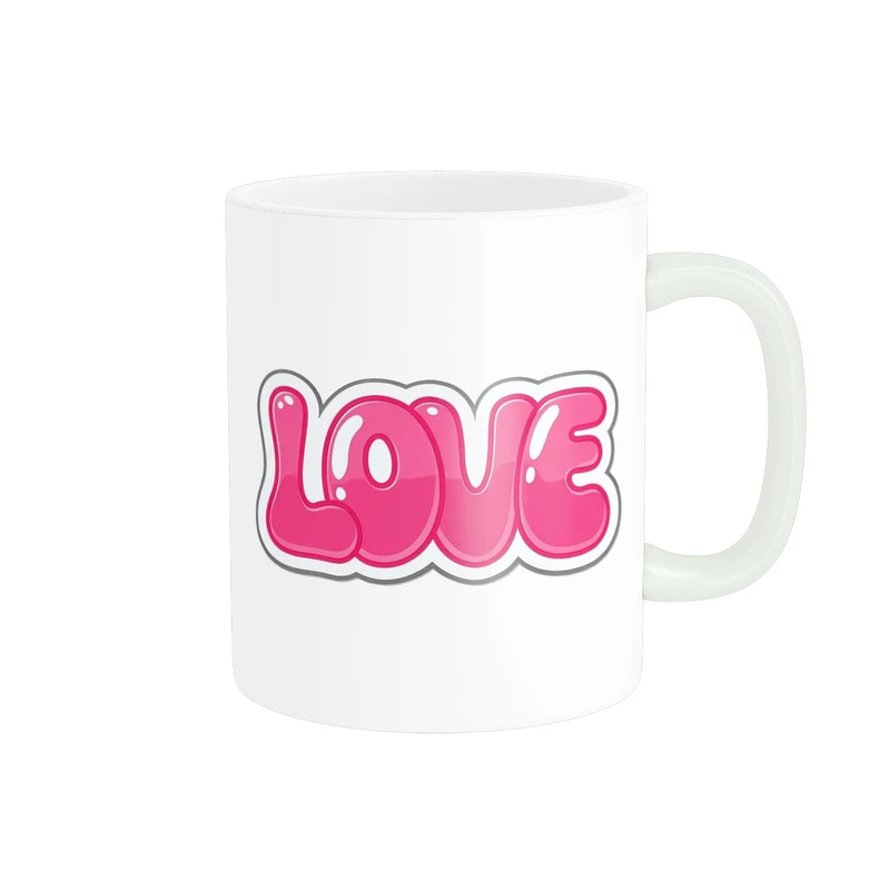 ماگ پاد آفرین مدل طرح عشق تایپوگرافی love کد 1568