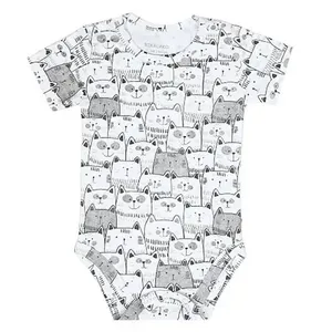 بادی آستین کوتاه نوزادی ریکالاکو مدل برسین