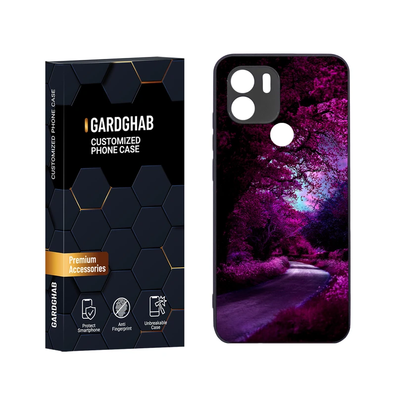 کاور گارد قاب مدل دور ژله ای منظره و طبیعت مناسب برای گوشی موبایل شیائومی Redmi A1 Plus / A2 Plus / Poco C50 / Poco C51