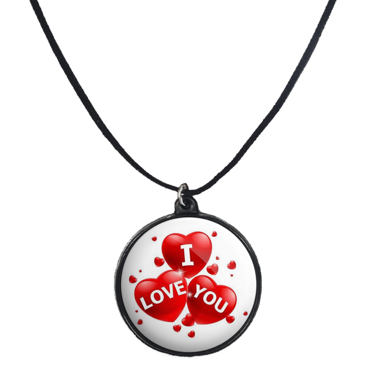 گردنبند پرمانه طرح عاشقانه کد pmb.5426 مدل دو طرفه