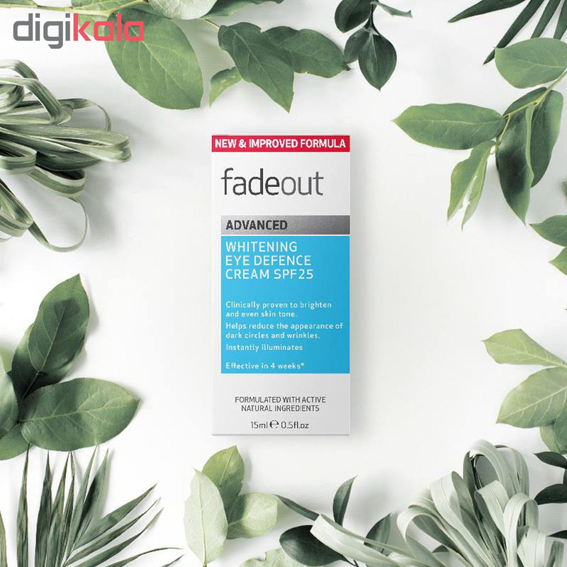 کرم ضد چروک و روشن کننده دور چشم فیداوت با SPF25 مدل WHITENING حجم 15 میلی لیتر کرم ضد چروک و روشن کننده دور چشم فیداوت با SPF25 مدل WHITENING حجم 15 میلی لیتر