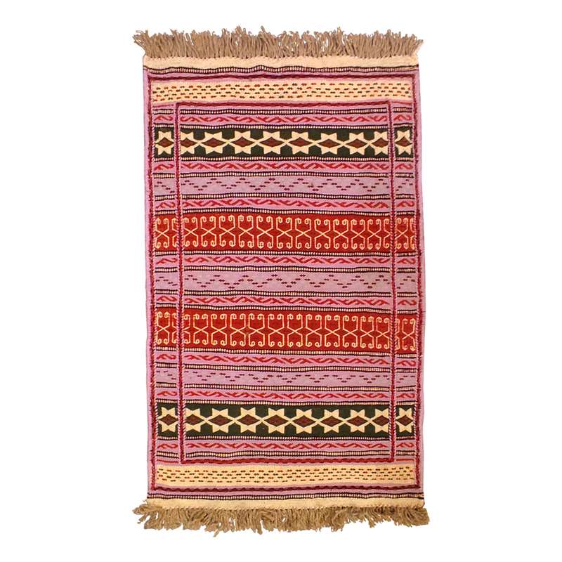 گلیم دستباف یک متری مدل کلات خراسان کد 5014