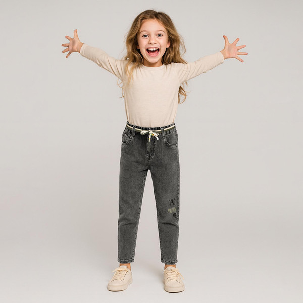 شلوار جین دخترانه تیپ تاپ مدل ‏32092B24