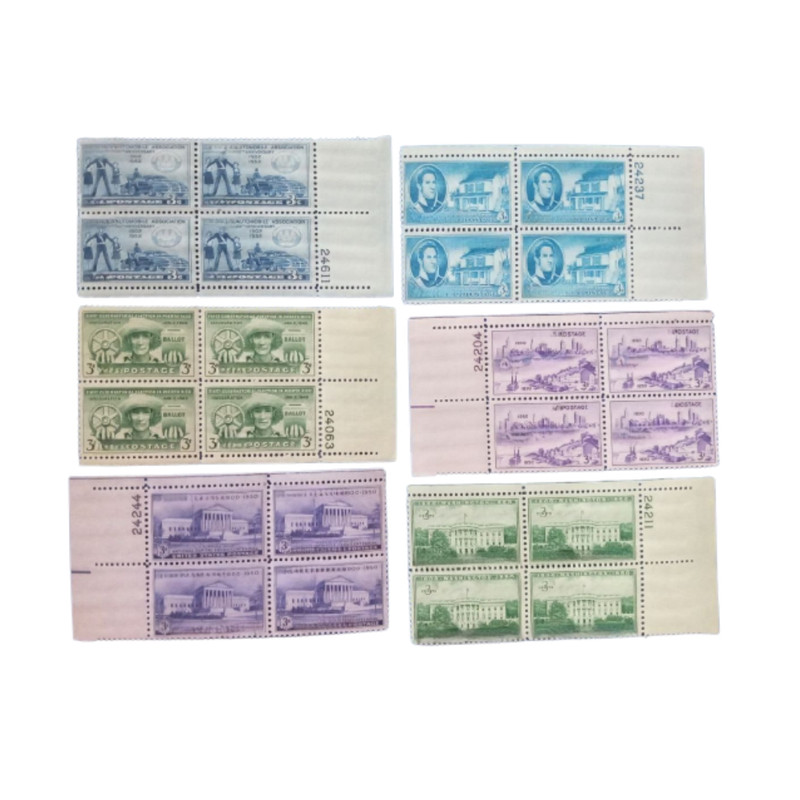 تمبر یادگاری مدل کلاسیک خارجی مجموعه 24 عددی