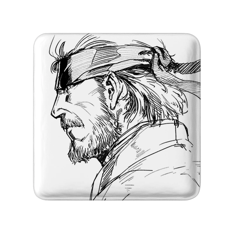 مگنت خندالو طرح بازی متال گیر (Metal Gear) مدل مربعی کد 33173