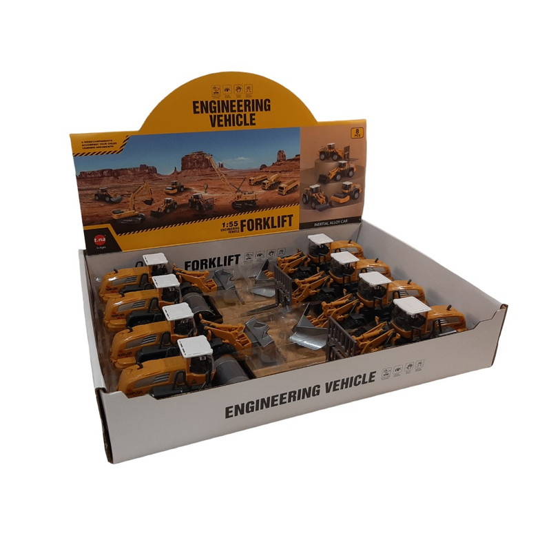 ماشین بازی مدل لودر طرح برفروب کد S155R