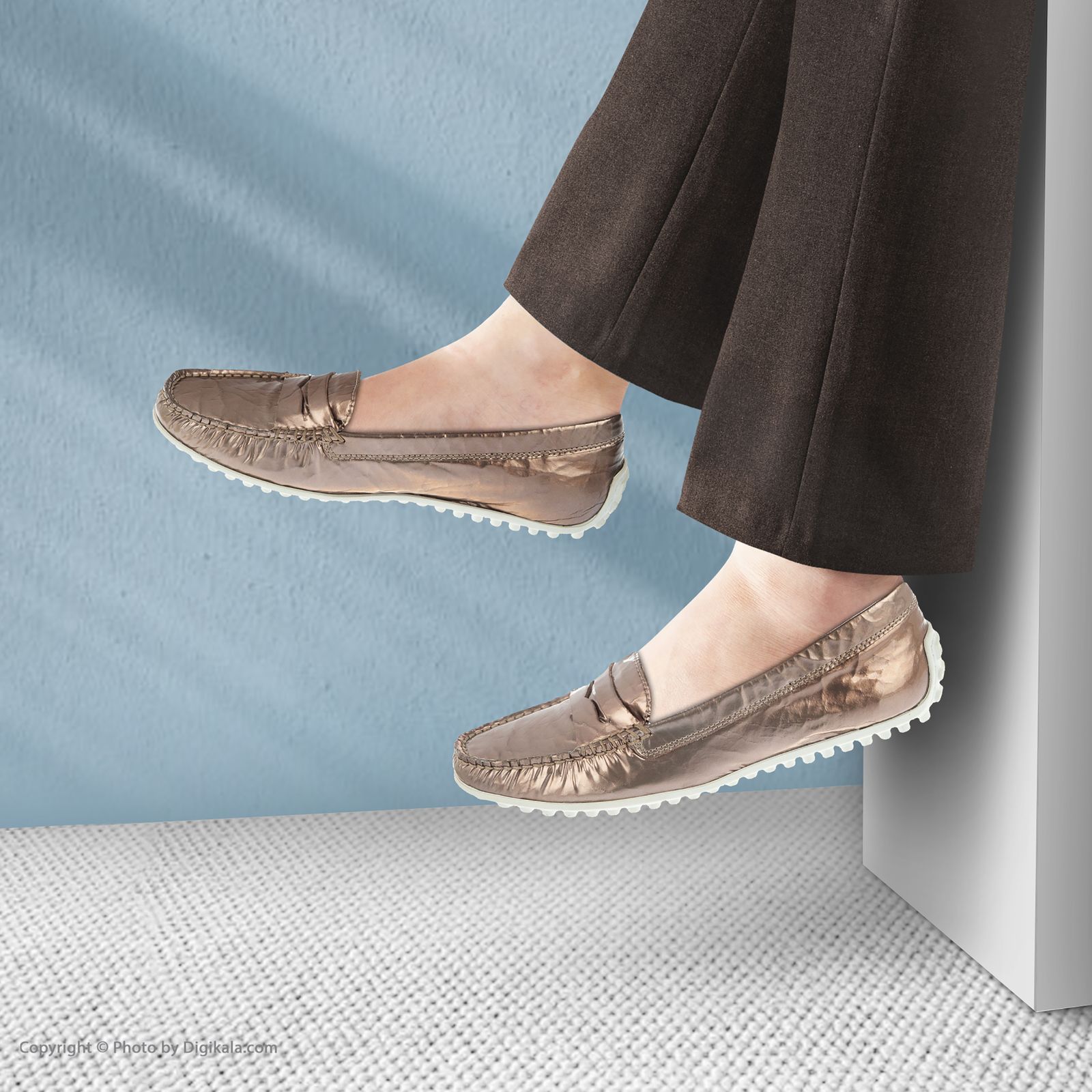 کفش زنانه هوگل مدل 3-100515-4700 - زیتونی - 2
