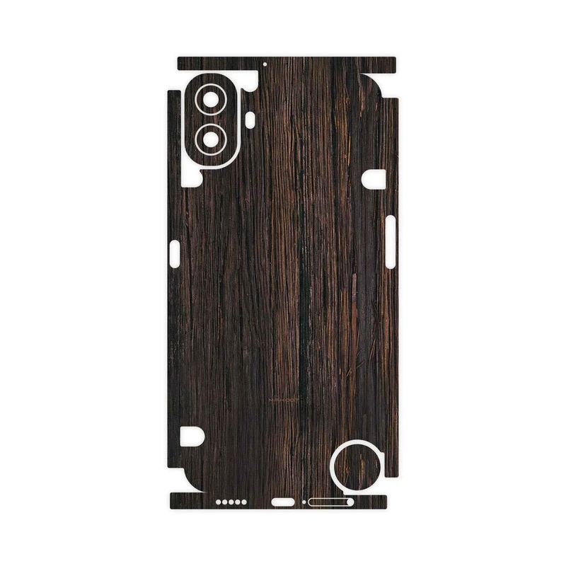 برچسب پوششی ماهوت مدل Burned_Wood-FullSkin مناسب برای گوشی موبایل ناتینگ CMF Phone 1