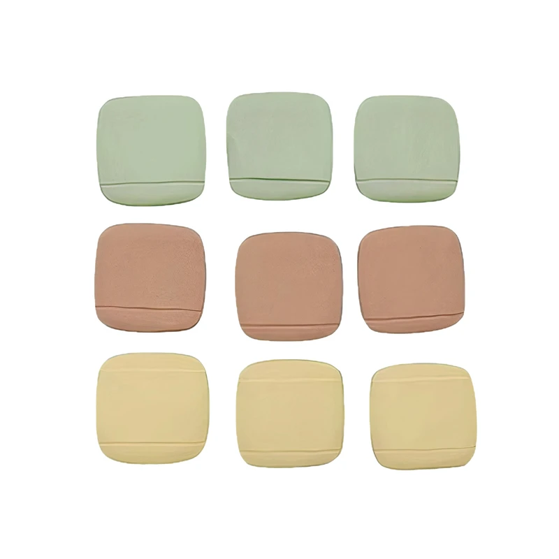 پد آرایشی مدل بنددار انگشتی مجموعه 9 عددی