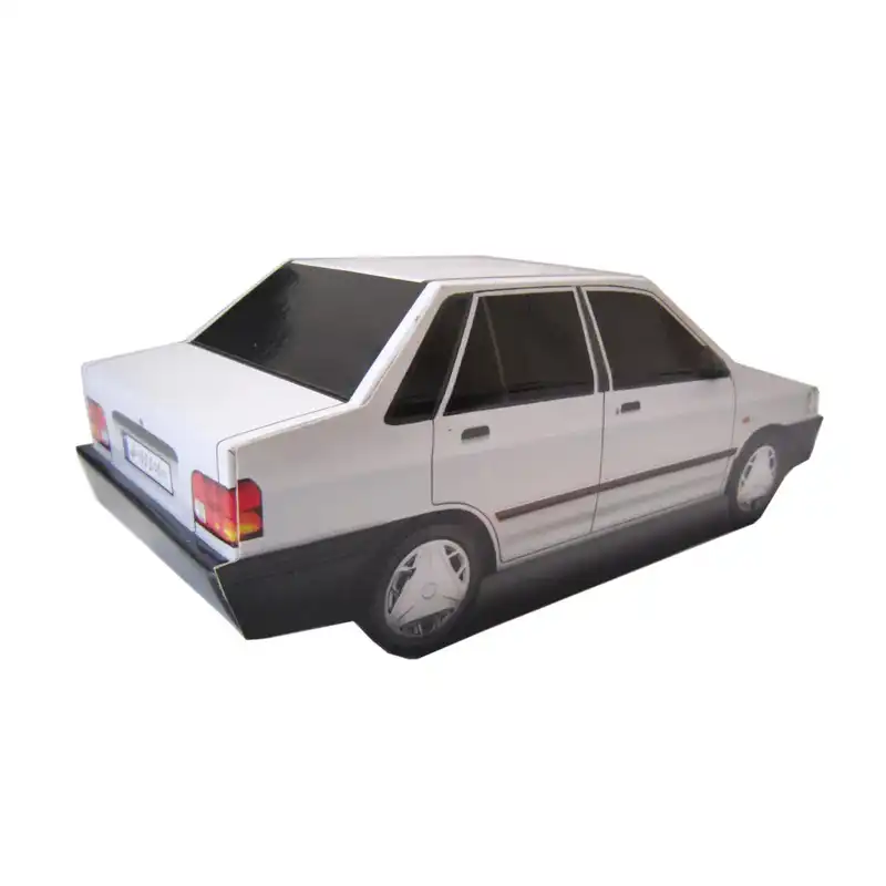 دستمال کاغذی 100 برگ طرح خودرو پراید کد SF1 مجموعه 2 عددی