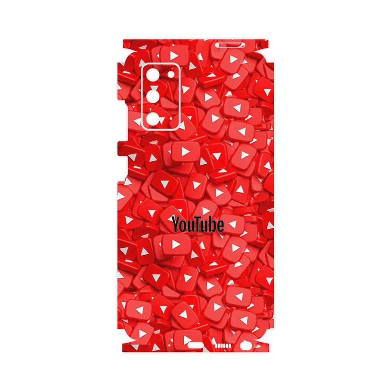 برچسب پوششی ماهوت مدل Youtube-FullSkin مناسب برای گوشی موبایل سامسونگ Galaxy Note 20