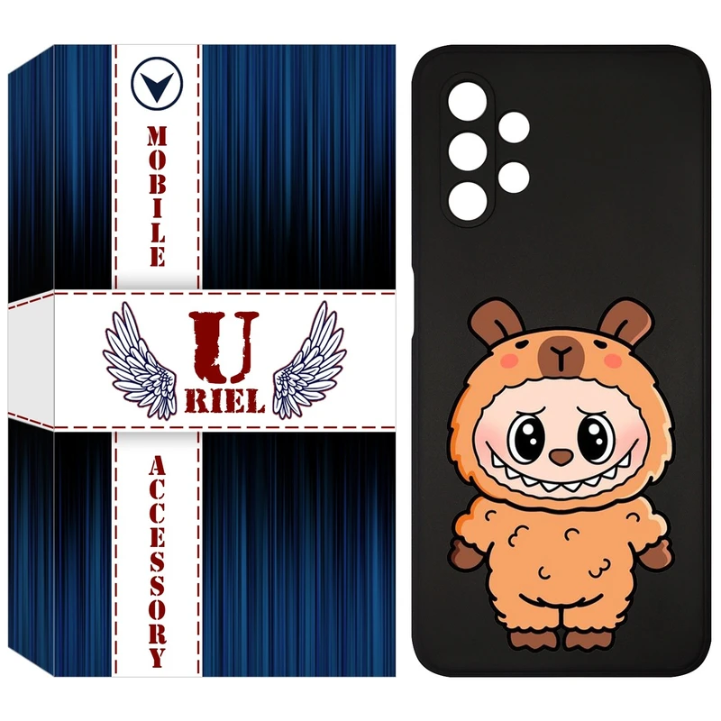 کاور یوریل قاب مدل KSH کد 110 طرح عروسک لبوبو مناسب برای گوشی موبایل سامسونگ Galaxy A13 4G