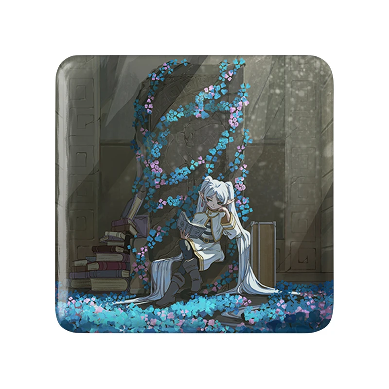 پیکسل خندالو طرح انیمه فریرن (Frieren) مدل مربعی کد 33920