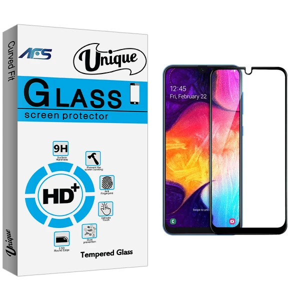 محافظ صفحه نمایش ای اف اس مدل Unique Glass مناسب برای گوشی موبایل سامسونگ Galaxy A50