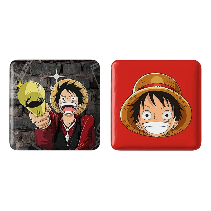 مگنت خندالو طرح لوفی انیمه وان پیس One Piece کد 1053510534 مجموعه 2 عددی