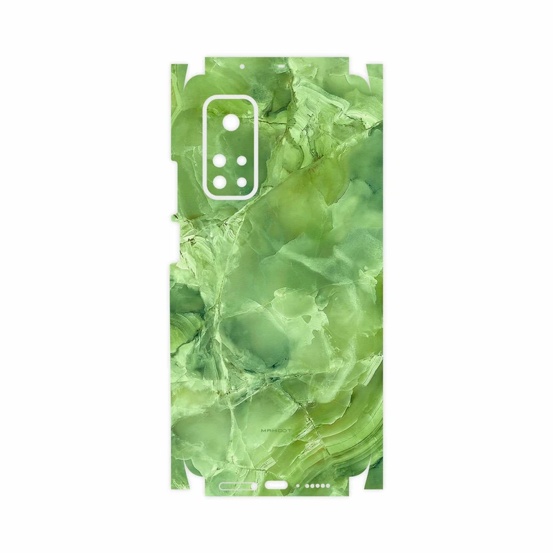 برچسب پوششی ماهوت مدل Green-Crystal-Marble-FullSkin مناسب برای گوشی موبایل شیائومی Mi 10T Pro 5G