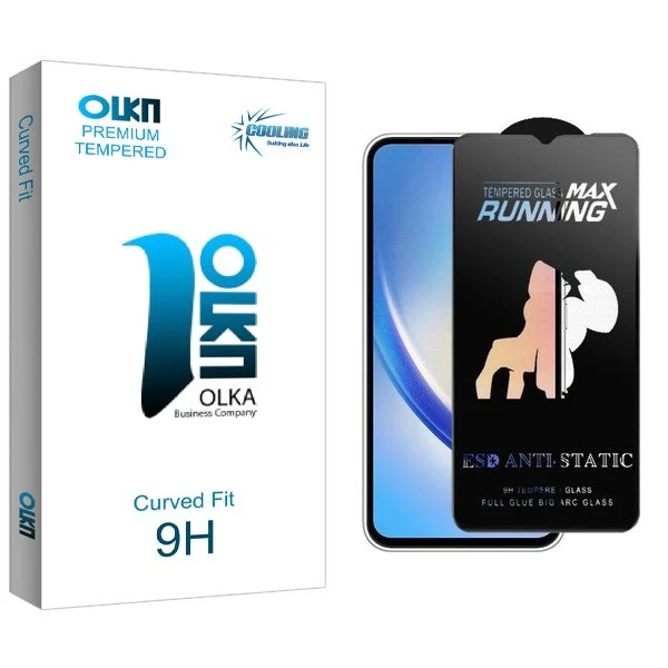 محافظ صفحه نمایش کولینگ مدل Olkanewpkg Running Max مناسب برای گوشی موبایل سامسونگ Galaxy A34