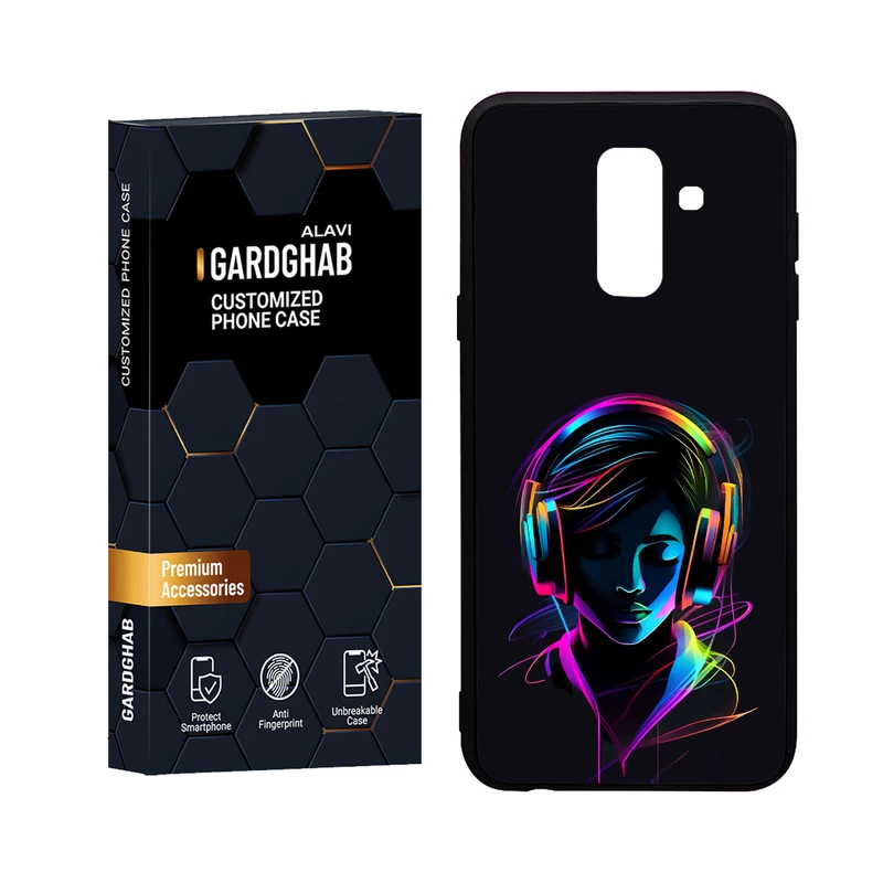 کاور گارد قاب علوی مدل Glass مناسب برای گوشی موبایل سامسونگ Galaxy J8 2018