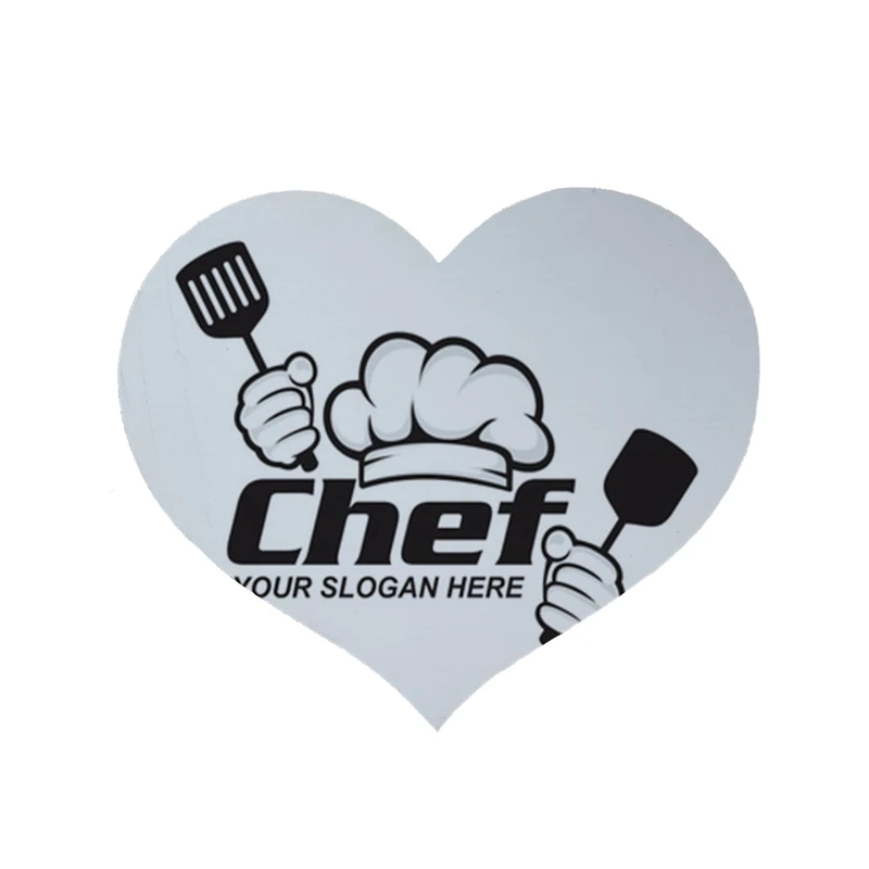   پادری مدل قلب طرح سرآشپز کد 8275 سایز 90 × 90 سانتی متر