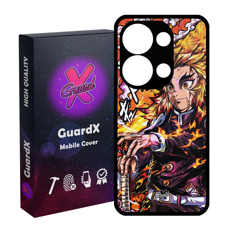 کاور گارد ایکس طرح شیطان کش انیمه مدل Glass10587 مناسب برای گوشی موبایل شیائومی Poco X6 5G / Note 13 Pro 5G