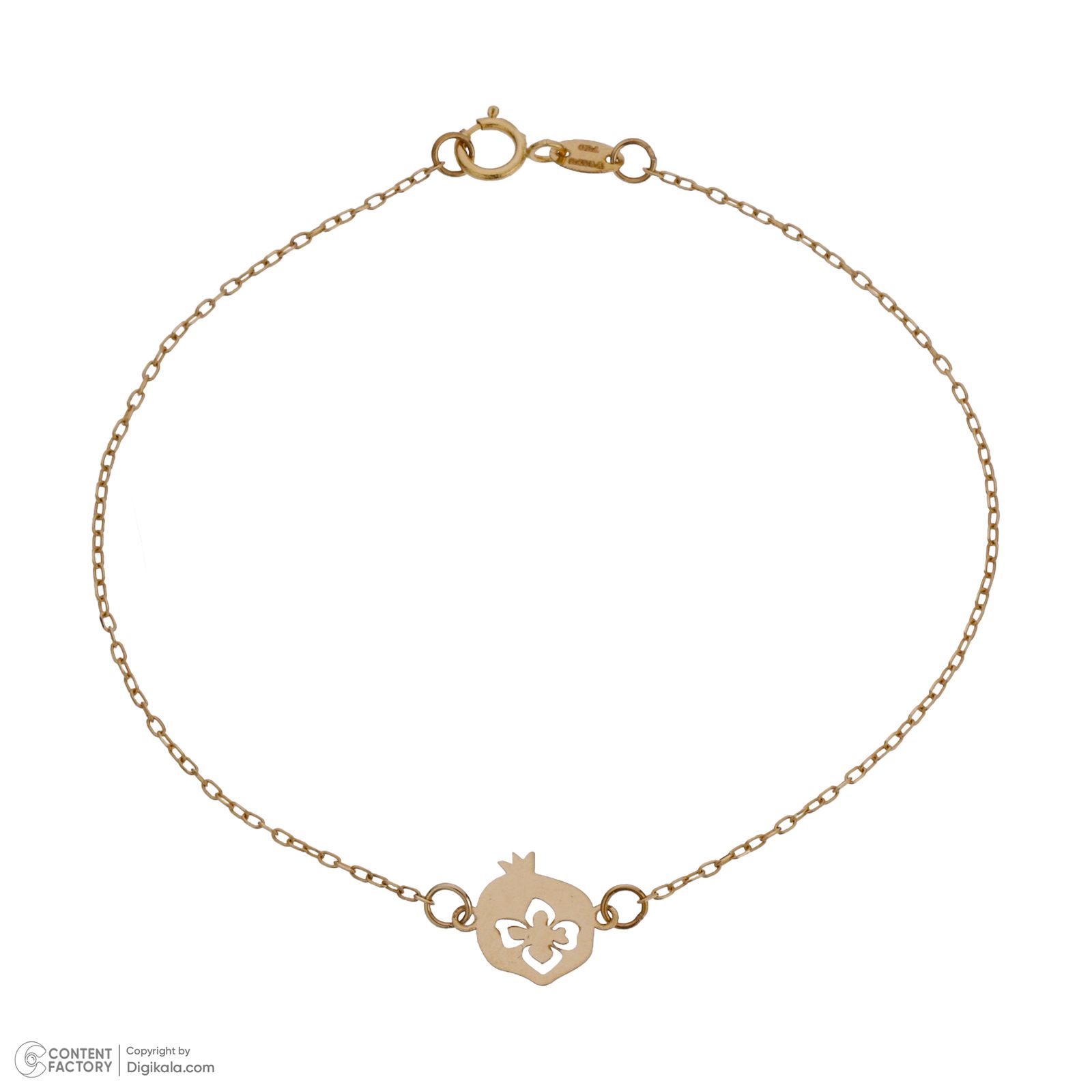 دستبند طلا 18 عیار زنانه مایا ماهک مدل MB1633 طرح انار -  - 2