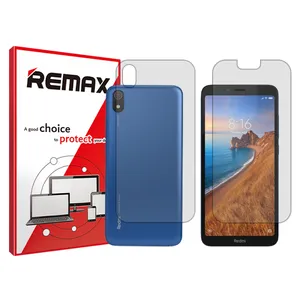 Remax HyGEL model transparent screen protector suitable for Xiaomi Redmi 7A mobile phone along with the phone back protector