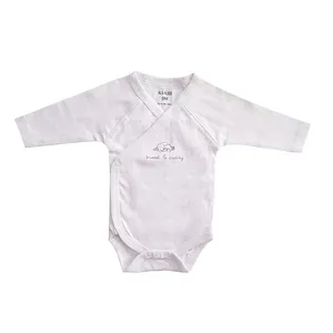 بادی آستین بلند نوزادی کیابی مدل fa437