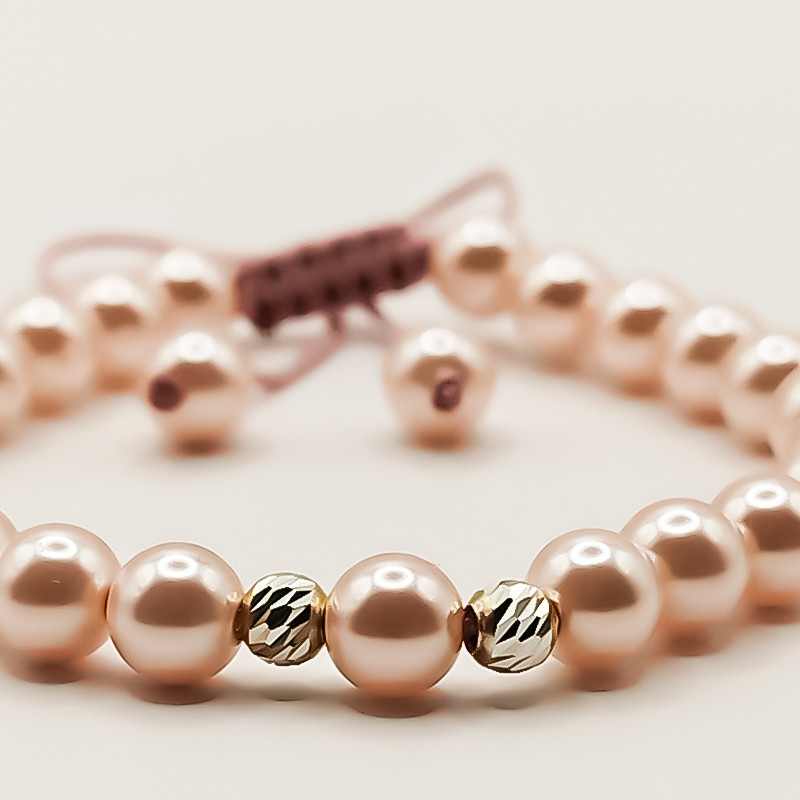 دستبند نقره مدل نارگل