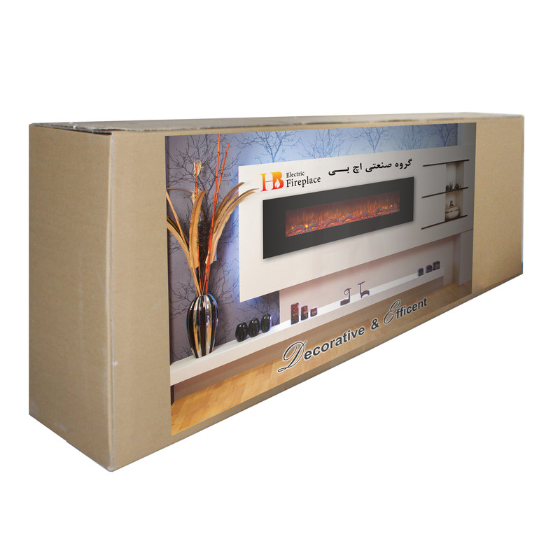 شومینه برقی اچ بی مدل LCD-100 شومینه برقی اچ بی مدل LCD-100