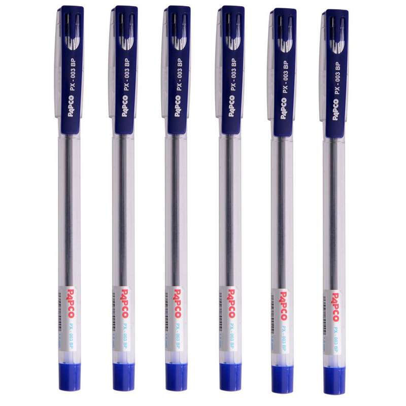 خودکار پاپکو مدل PX-003BP بسته 6 عددی