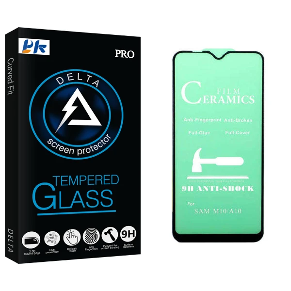 محافظ صفحه نمایش سرامیکی پی کی مدل Delta Glass مناسب برای گوشی موبایل سامسونگ Galaxy A10