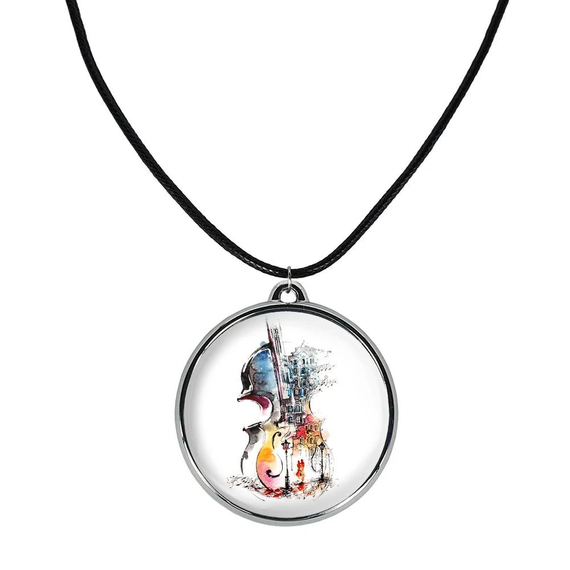 گردنبند خندالو مدل ویولن Violin کد 2795527956