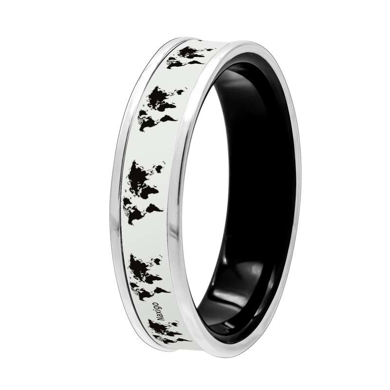 انگشتر ناکسیگو مدل شب تاب طرح نقشه زمین کد RB15628 انگشتر ناکسیگو مدل شب تاب طرح نقشه زمین کد RB15628