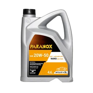 روغن موتور خودرو پارانوکس مدل 20W-50 SL حجم 4/5 لیتر 