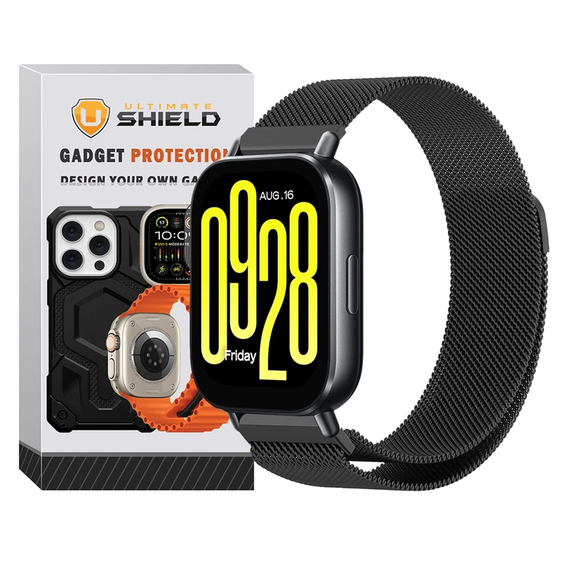 بند آلتیمیت شیلد مدل Milanese UL TW مناسب برای ساعت هوشمند شیائومی Redmi Watch 5 Active / Redmi Watch 5 Lite